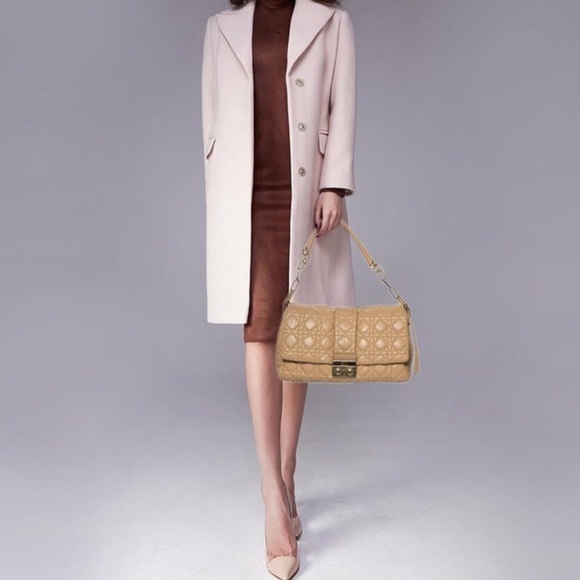 💯 authentic Dior new lock medium lamb natural - Picture 2 of 16